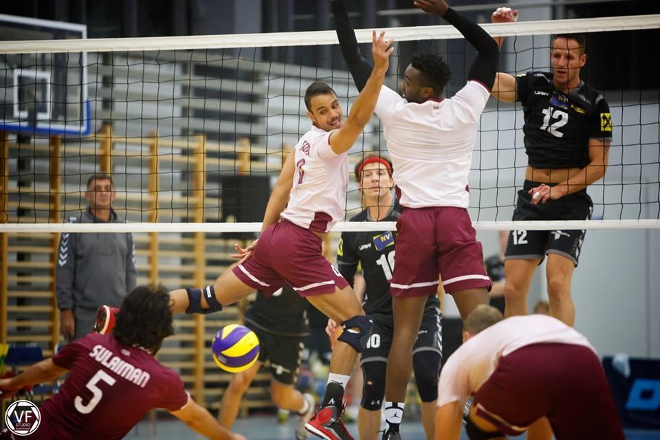 Austria-Katar, mecz w piłce siatkowej.